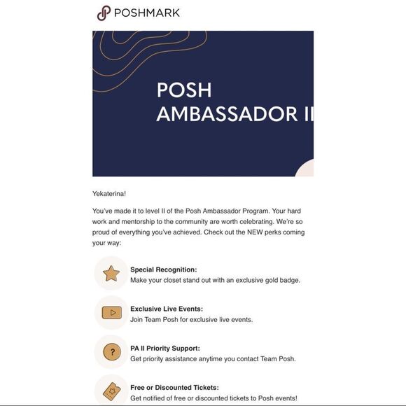 ✨Posh Ambassador II✨  - Picture 1 of 1